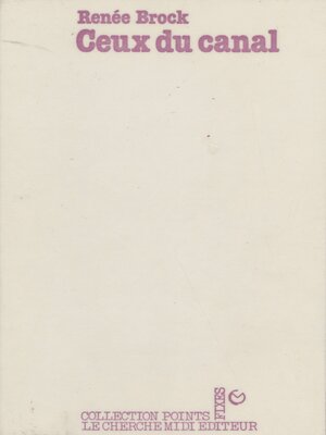 cover image of Ceux du Canal